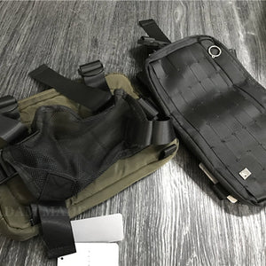 Fashion Chest Rig Men Hip Hop Streetwear Casual Functional Tactical Chest Bag Cool Boy Cross Shoulder Bag