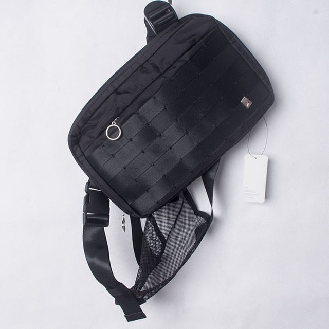 Fashion Chest Rig Men Hip Hop Streetwear Casual Functional Tactical Chest Bag Cool Boy Cross Shoulder Bag
