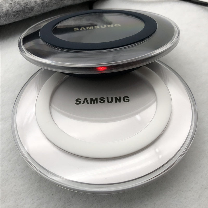 Original Samsung fast charging wireless charger For Galaxy S22/S21/S20/Note20 Ultra Plus S10 /S9/S8/S7/Note8 For iPhone 12/12Pro