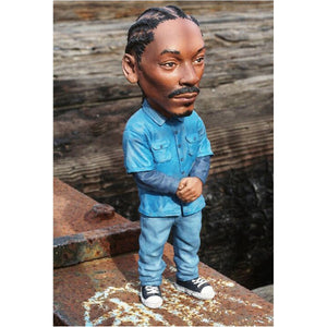 10CM Hip Hop Statue Figurines Rapper Star Sculpture Modern Art Resin Crafts for Desktop Decoration Home Decor
