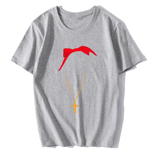 Tupac Shakur 2Pac T Shirt Cartoon Print T-Shirt Short Sleeve Basic Tee
