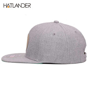 Maple solid cotton snapback caps flat brim hip hop cap outdoor-baseball caps and hats