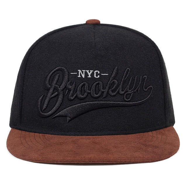 New BROOKLYN letter embroidery baseball cap