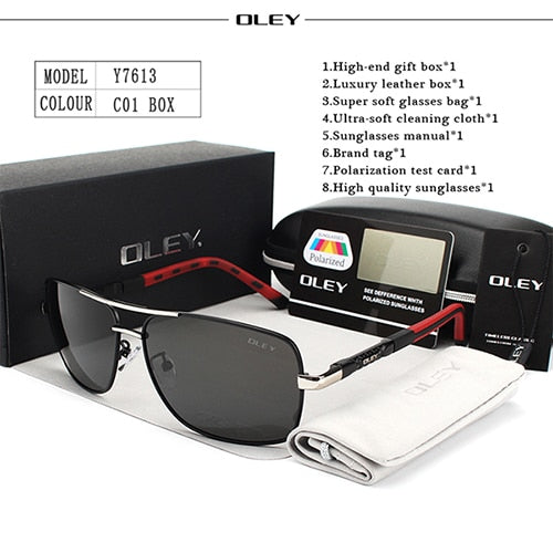 OLEY Brand Polarized Sunglasses Men/Women